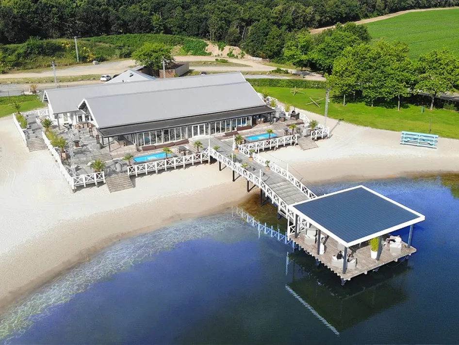 Beachclub an der Maas bei Roermond