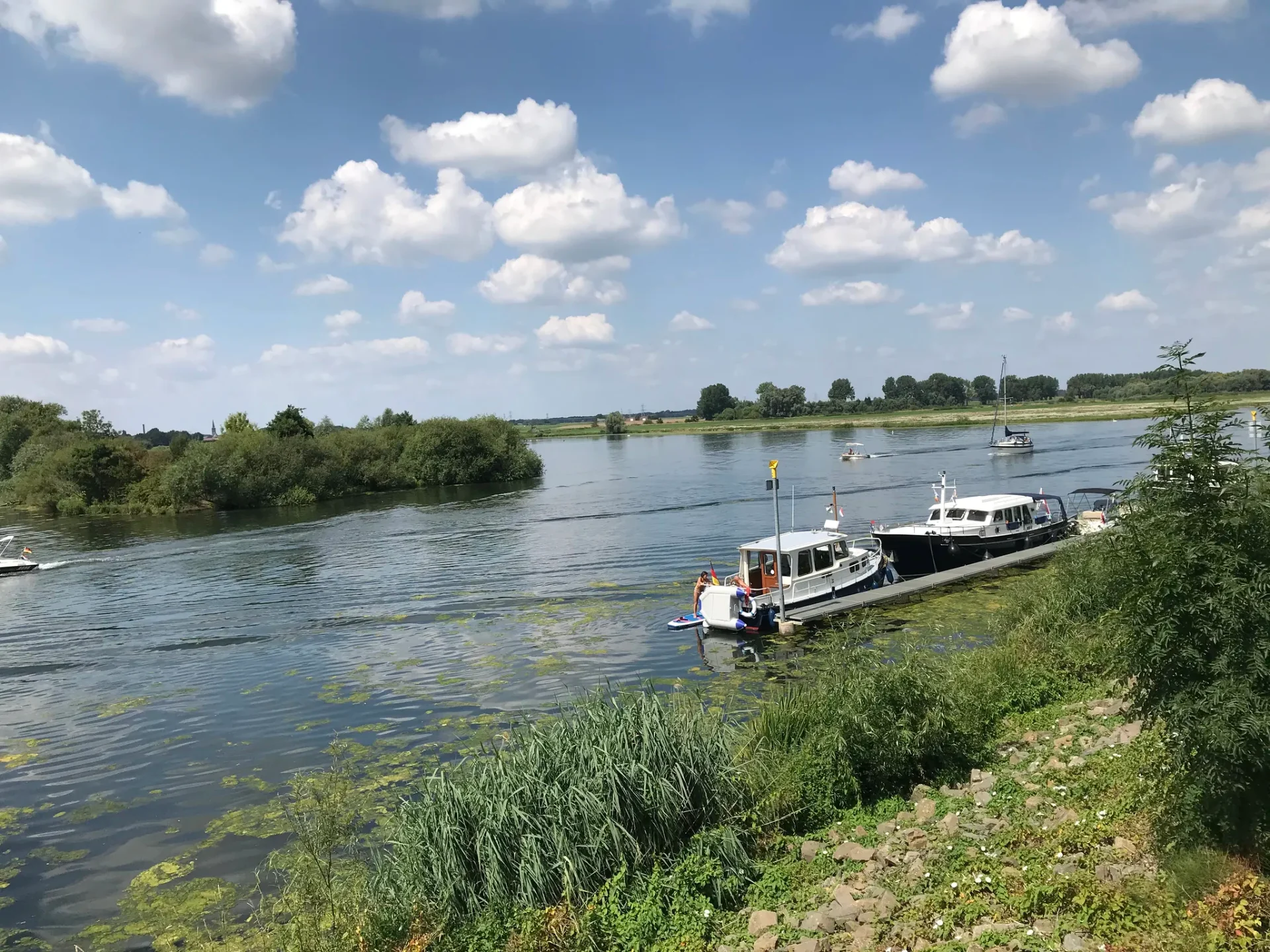 Bootsfahrt auf den Maasplassen